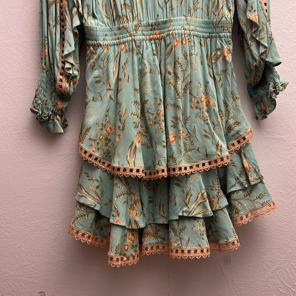 Spell Maisie play dress medium  vintage spell rare t green - Picture 7 of 10
